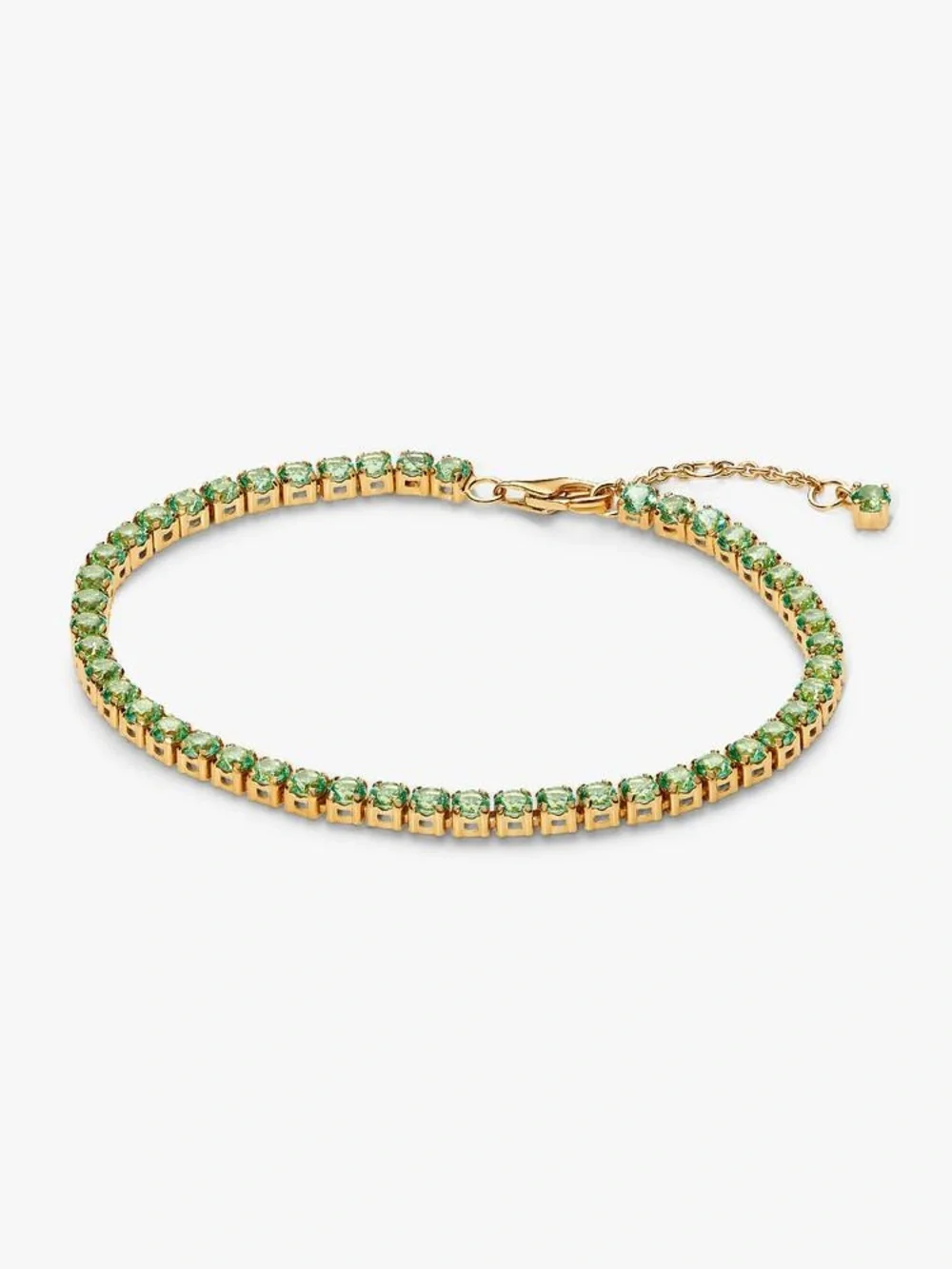 Pandora Sparkling Green Tennis Bracelet